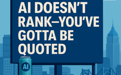AI Doesn’t Rank — It Quotes: Why AEO Beats SEO in 2025